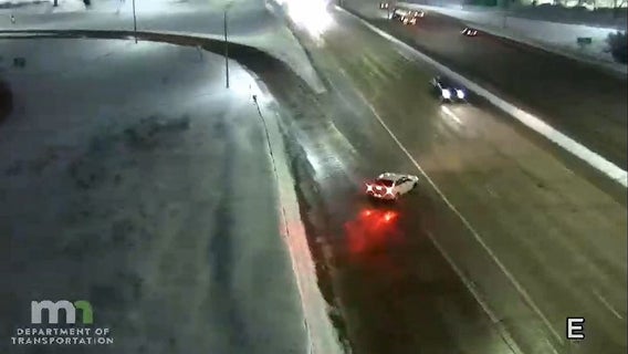 Driver arrested after police chase, driving wrong way on highway in Brooklyn Center