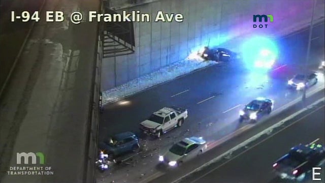 9 people hurt in 7-vehicle crash on I-94