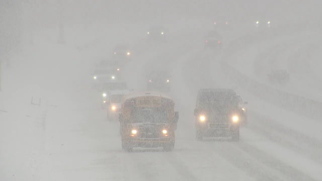Several cities declare snow emergencies Tuesday as storm continues