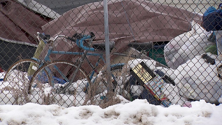 MnDOT Clears Minneapolis Homeless Encampment Connected To Deadly Shooting   West Bank Homeless Encampment 