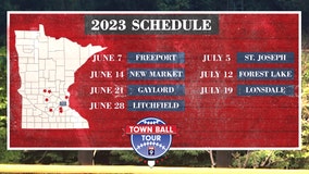 2023 FOX 9 Town Ball Tour schedule