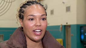 Lynx star Napheesa Collier hosts recess for National Girls & Women in Sports Day