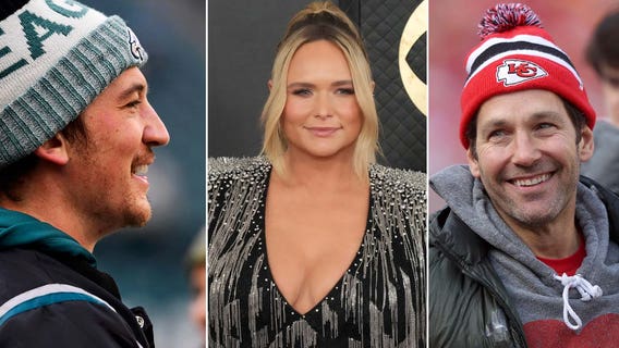 Super Bowl LVII has celeb fans Brad Pitt, Bradley Cooper and Miranda Lambert rooting against each other