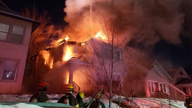 1 person injured as Minneapolis crews battle house fire in subzero temps