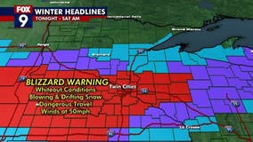 Minnesota weather: Storms turn to heavy snow; blizzard warning in effect