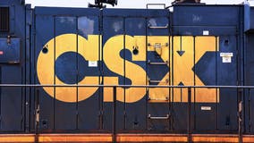 CSX train derails in West Virginia after hitting rockslide, injuring 3