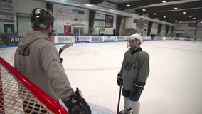Wisconsin teen with special needs helping Hudson hockey team come together
