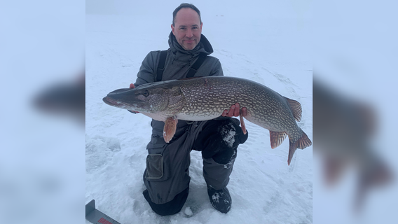Massive northern pike caught in Minnesota tied state record
