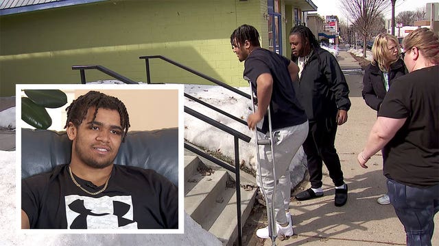 North High football player back home after being shot 3 times