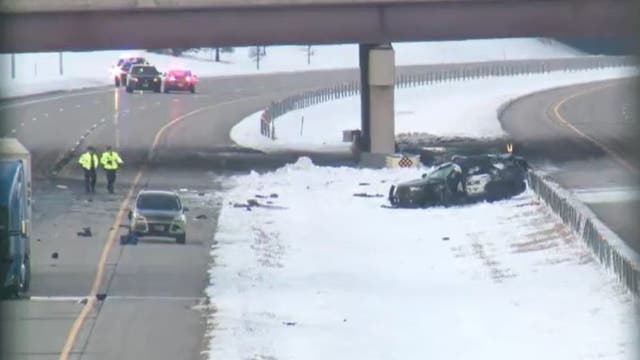 I-35E crash: Eagan police officer hurt in crash with semi-truck