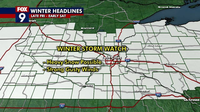 Minnesota weather: Friday winter storm could bring snow