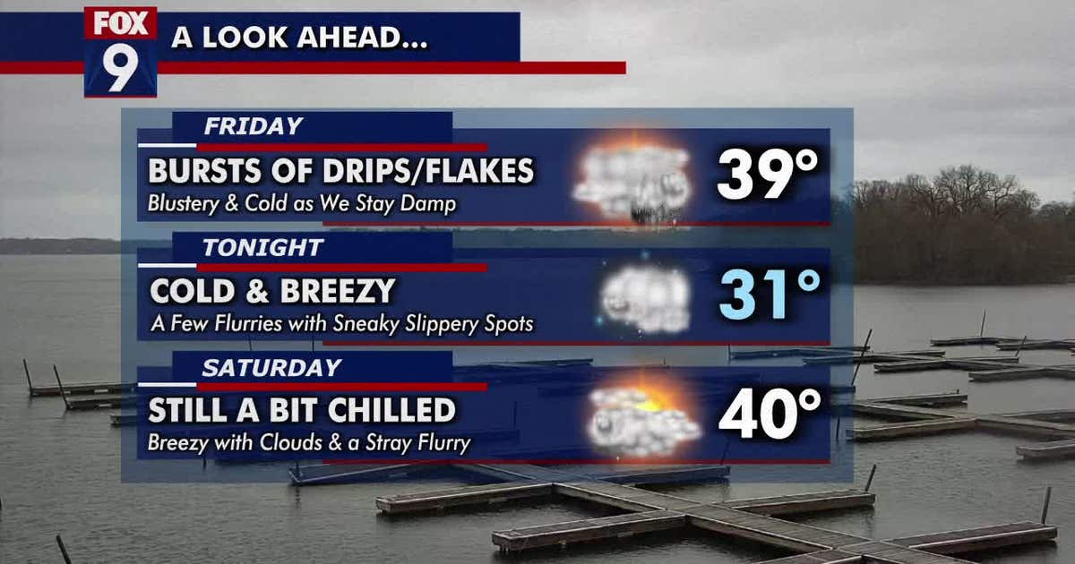 Minnesota weather: Bursts of snowflakes ahead of chilly weekend | FOX 9 ...