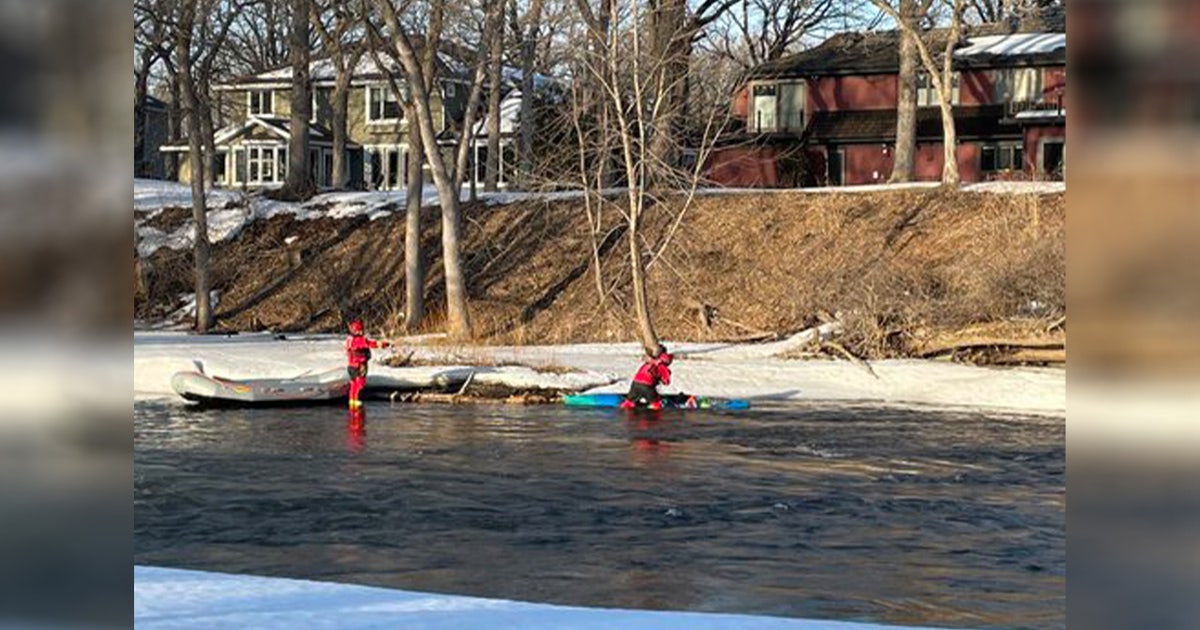 Capsized kayaker rescued from Sauk River in St. Cloud | FOX 9 ...
