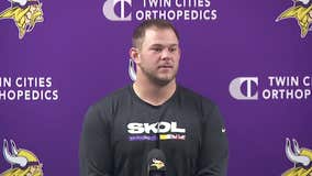 Vikings center Garrett Bradbury happy to be back in Minnesota