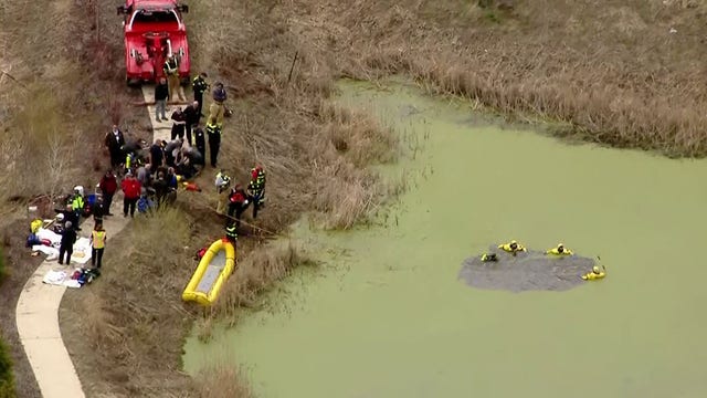 Chanhassen crash puts car in pond, 1 in hospital with life-threatening injuries