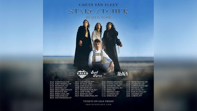 Greta Van Fleet announces Xcel Energy Center tour date