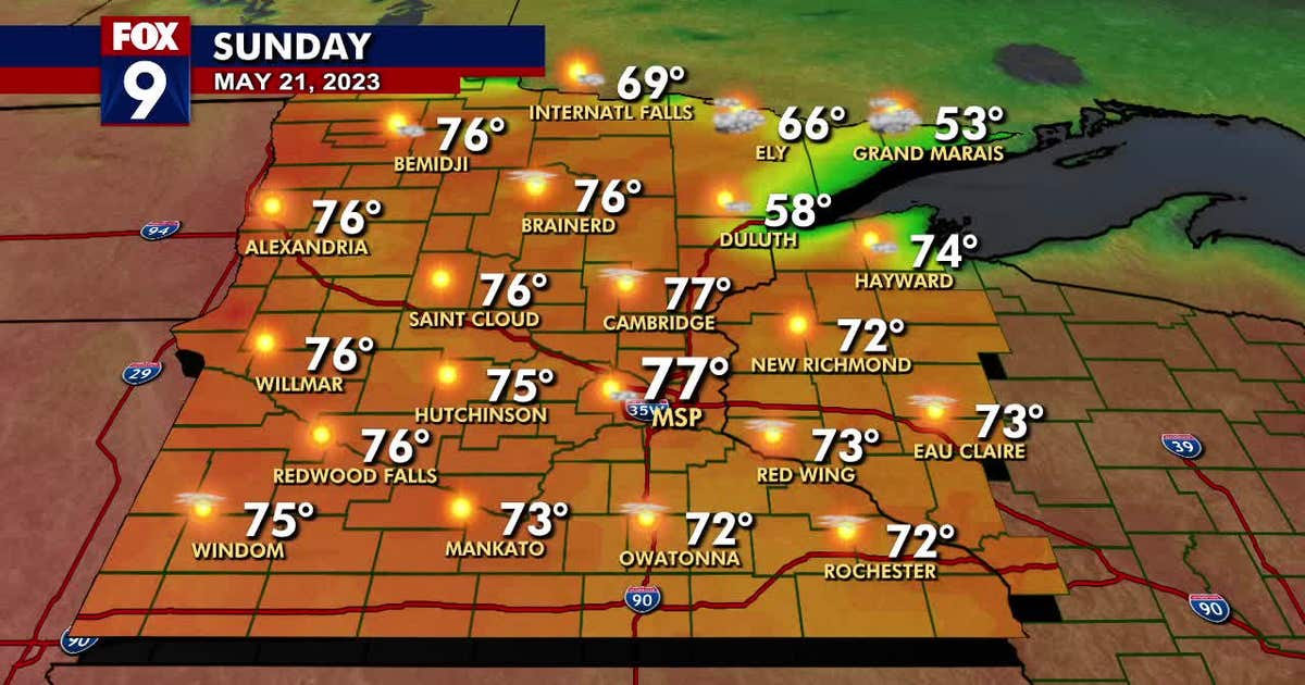 Minnesota weather: Sunny and beautiful weekend ahead | FOX 9 ...