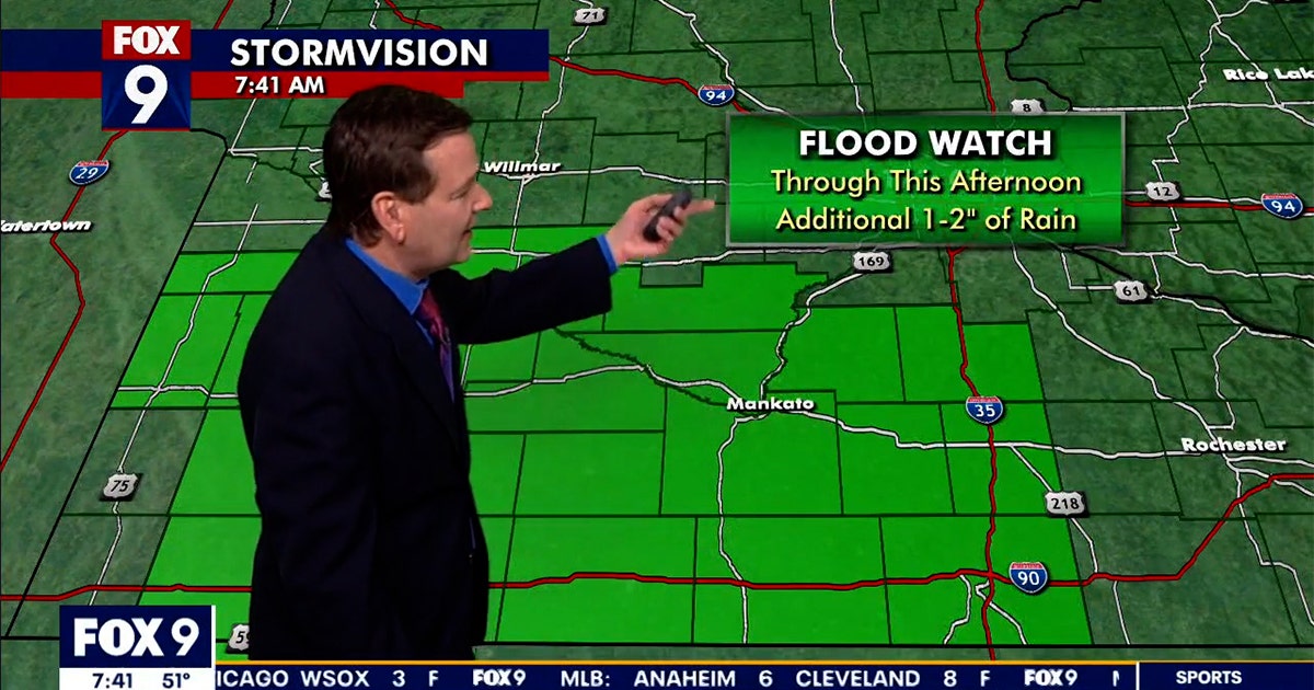 Minnesota Weather: Flood watch continues in Southern Minnesota | FOX 9 ...