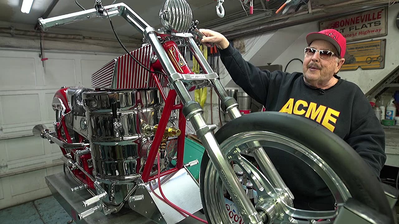 Beer-powered motorcycle inventor I dont drink photo