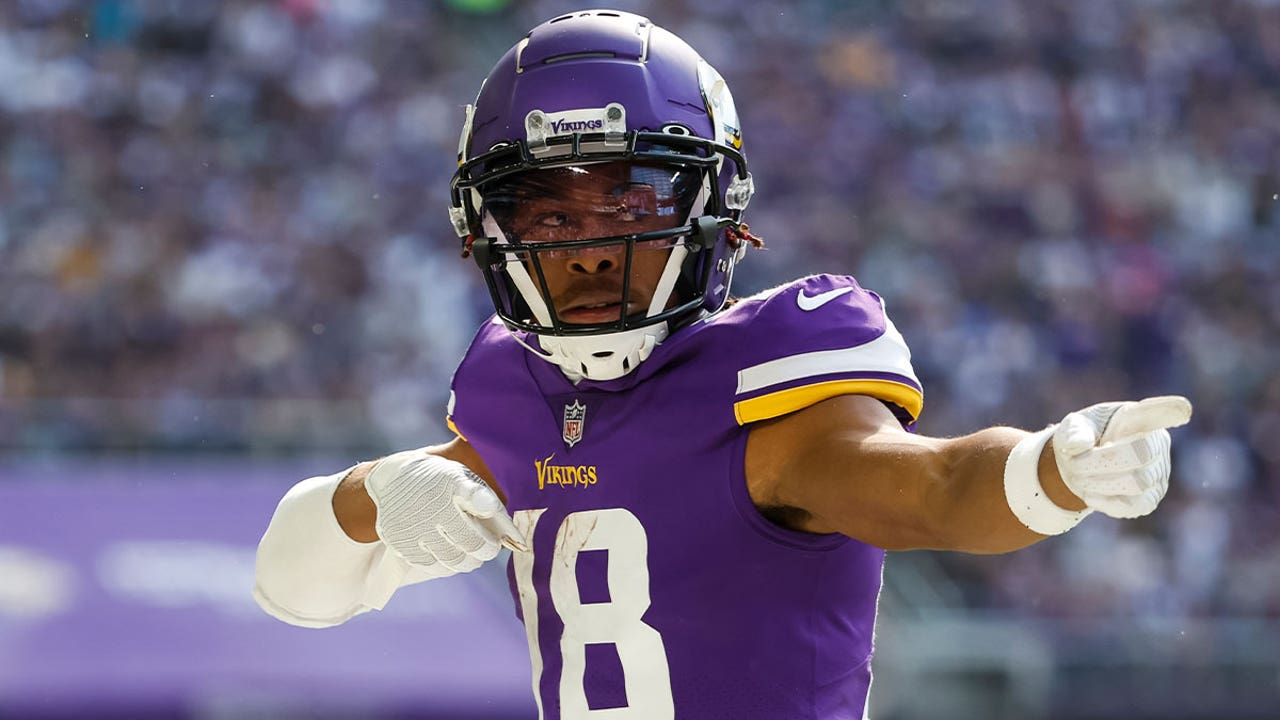 Vikings star Justin Jefferson downplays contract talks: 'My focus is on  playing football