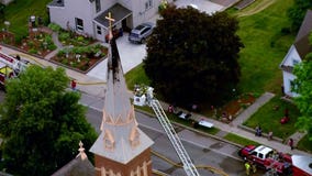 Howard Lake fire damages historic church, 2 homes