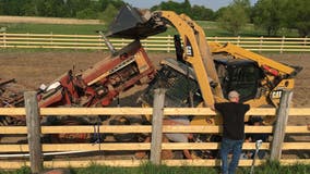 Man hurt when pinned by farming equipment in Isanti County