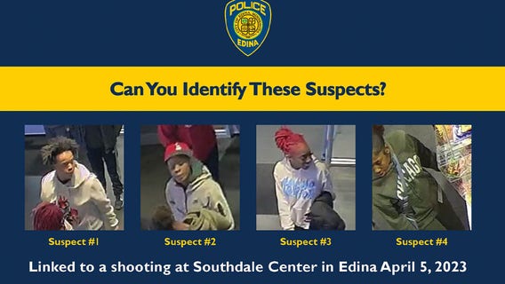 Edina police search for shooting suspects, ask for help locating them