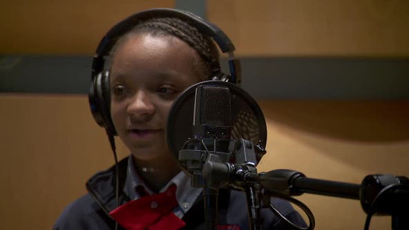 St. Peter Claver students record rap song for change