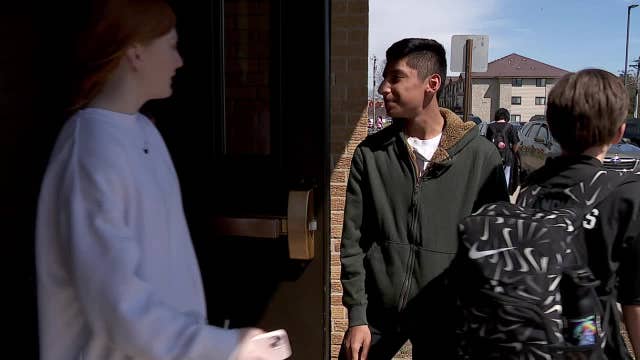Coon Rapids Middle schooler embraces role as school doorman