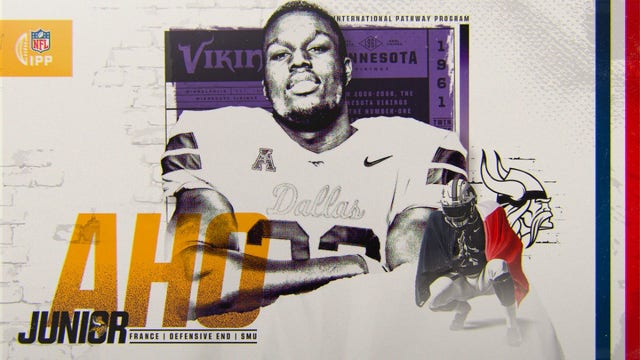 Vikings add France DT Junior Aho via NFL’s International Player Pathway Program