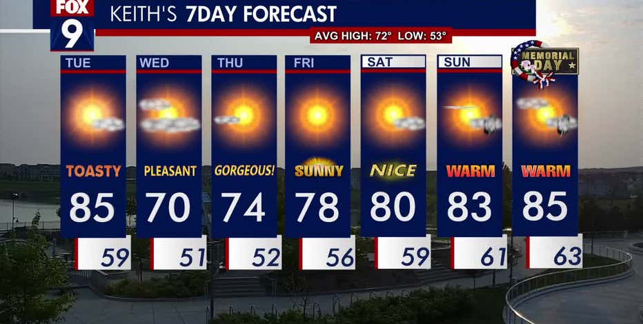 Minnesota weather: Toasty with an air quality alert