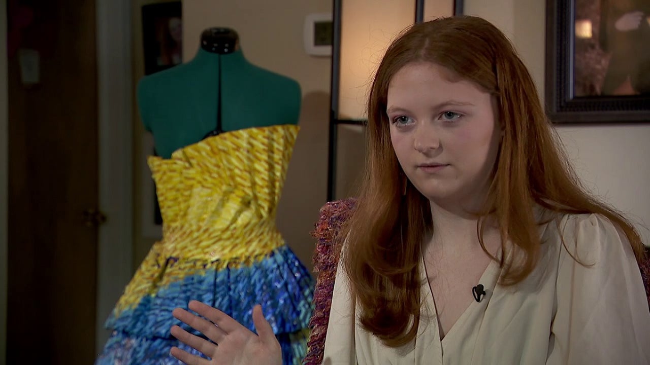 Fashion artist with duct tape hopes to win scholarship after making dress ExBulletin Fashion artist with duct tape hopes to win scholarship after making dress ExBulletin