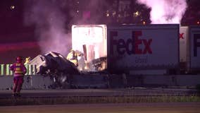 Wrong-way driver killed in fiery crash on I-94 in Washington County