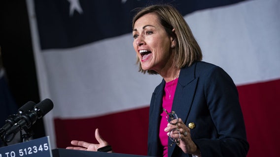 Iowa Governor Kim Reynolds not seeking re-election in 2026