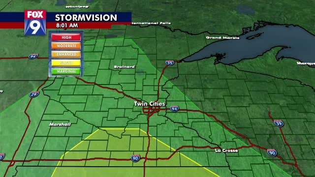 Minnesota weather: Rain, severe thunderstorms possible