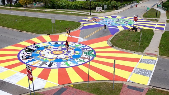 Group wants asphalt art to make Minneapolis intersection safer