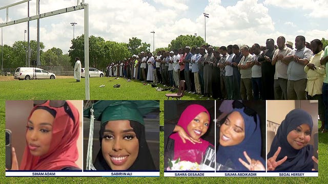 Funeral crowd memorializes 5 victims of Friday night Lake Street crash