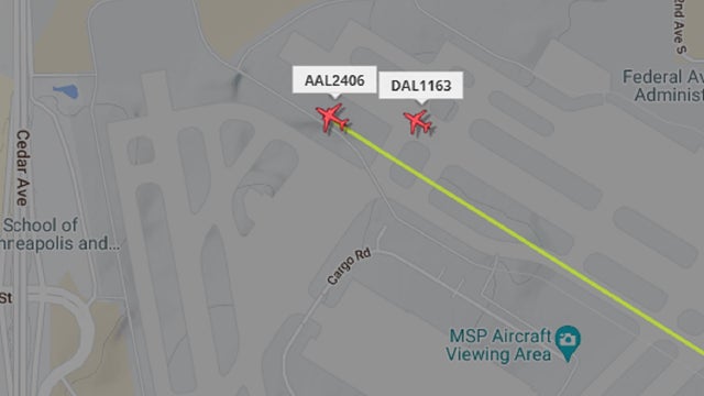 FAA investigating near-hit between 2 flights at MSP Airport