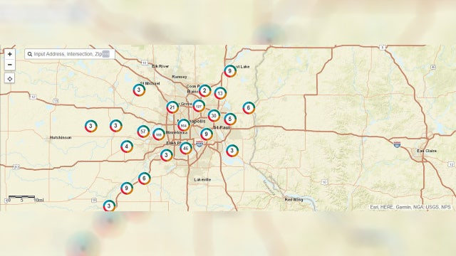 Strong winds cause power outages for thousands in Twin Cities