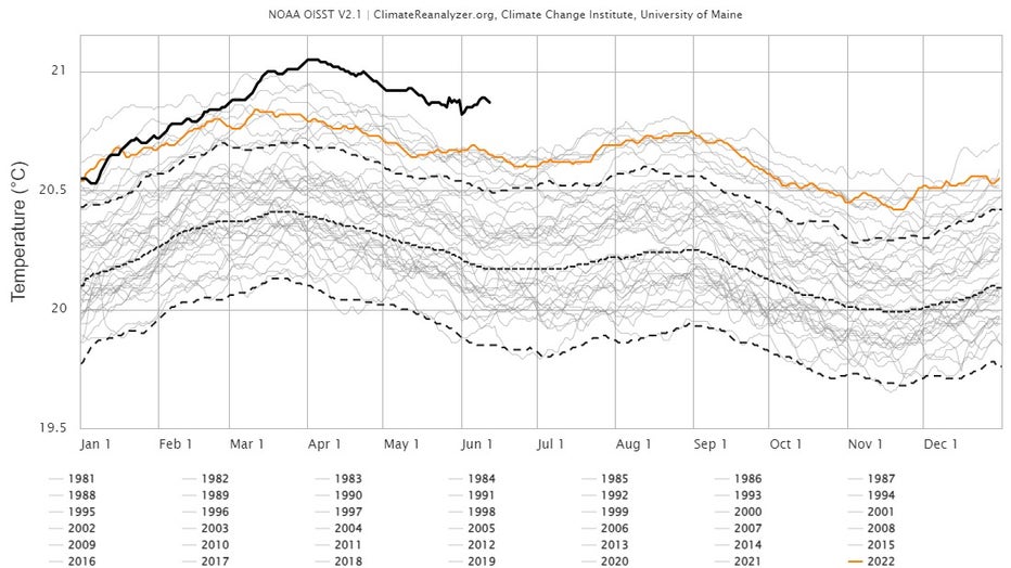 World temperatures 