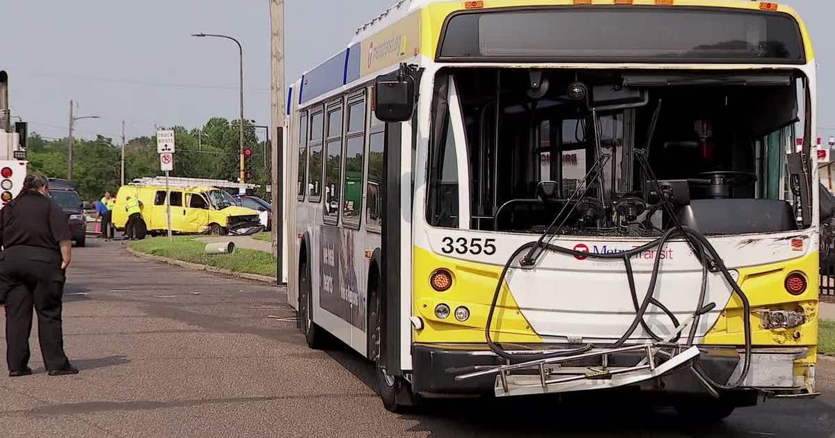 7 people injured in St. Paul crash involving Metro Transit bus | FOX 9 ...