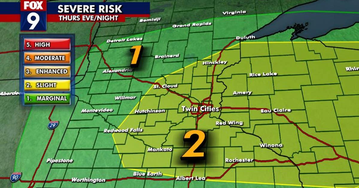Minnesota weather: Strong storms possible Thursday | FOX 9 Minneapolis ...