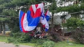 Motorized parachute pilot injured in power line collision in Chetek