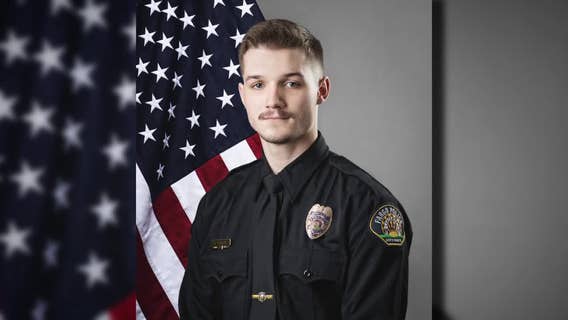Community gathers for Fargo police officer Jake Wallin's memorial service