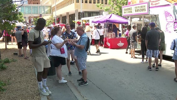 Downtown Minneapolis sparkles for crowds on 4th of July weekend