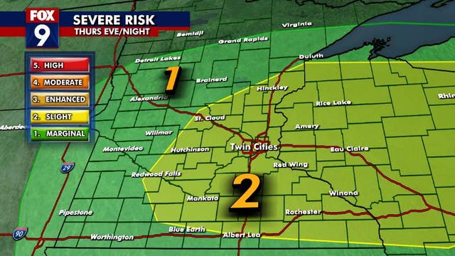Minnesota weather: Strong storms possible Thursday