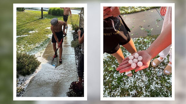 Minnesota weather: Storms drop hail on south metro