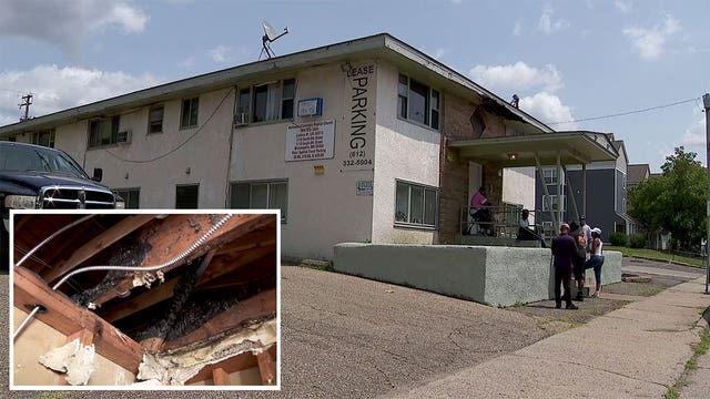 Fire rips through low-income apartments in Minneapolis
