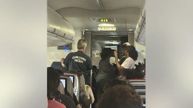 Passengers aboard Las Vegas flight pass out while awaiting takeoff in triple digit temperatures