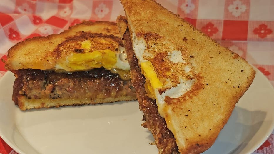 Holey Hamloaf Breakfast Sandwich